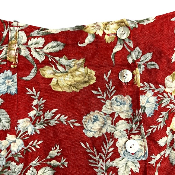 orvis linen midi skirt size 14 - Picture 4 of 6